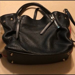 Burberry small Maidstone Black leather handbags